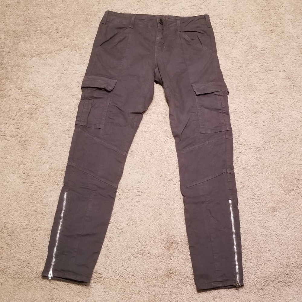 J Brand Sharkskin Skinny Ankle Jeans